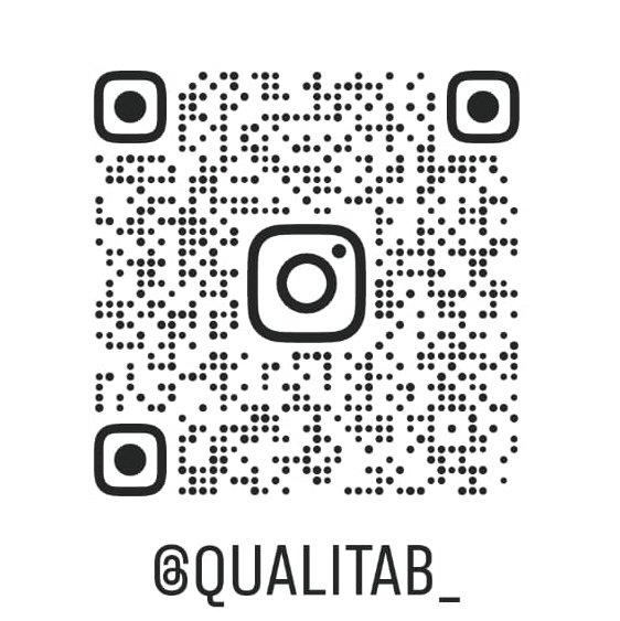 Siga a QualiTab no Instagram: aponte a câmera para o QR code